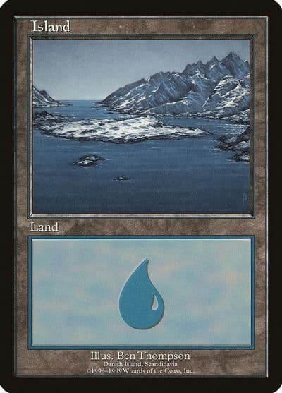 Island Danish Island European Lands Magic card