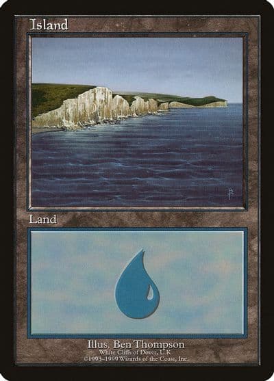 Island White Cliffs of Dover European Lands Magic card