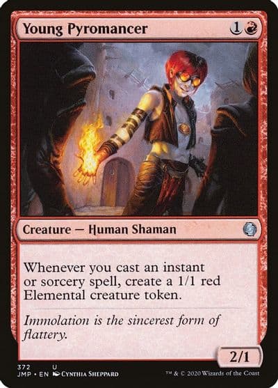 Young Pyromancer Jumpstart Magic card