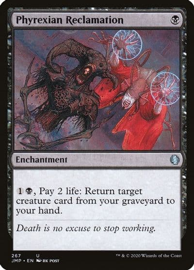 Phyrexian Reclamation Jumpstart Magic card