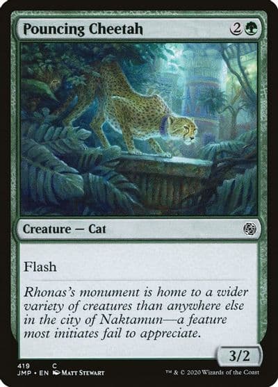 Pouncing Cheetah Jumpstart Magic card