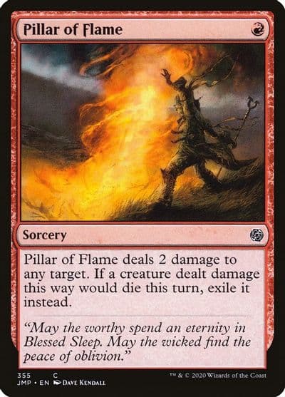 Pillar of Flame Jumpstart Magic card