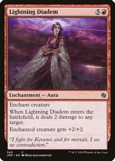 Lightning Diadem Jumpstart Magic card