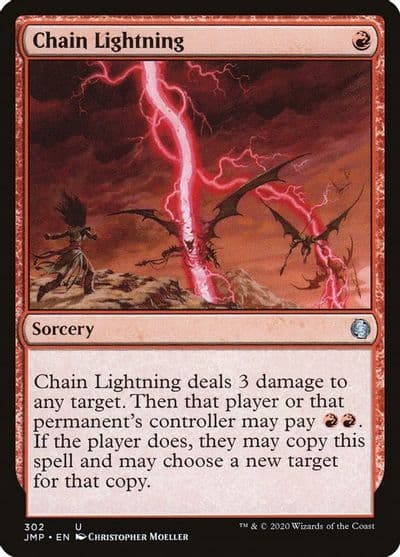 Chain Lightning Jumpstart Magic card