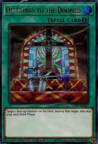 Offerings to the Doomed The Lost Art Promotion Yu-Gi-Oh! card
