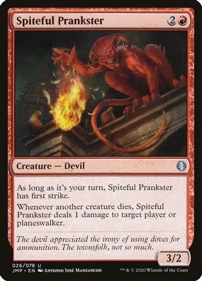 Spiteful Prankster Jumpstart Magic card