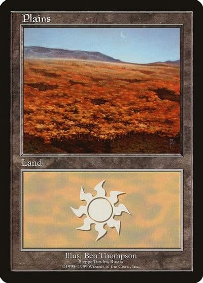 Plains Steppe Tundra European Lands Magic card