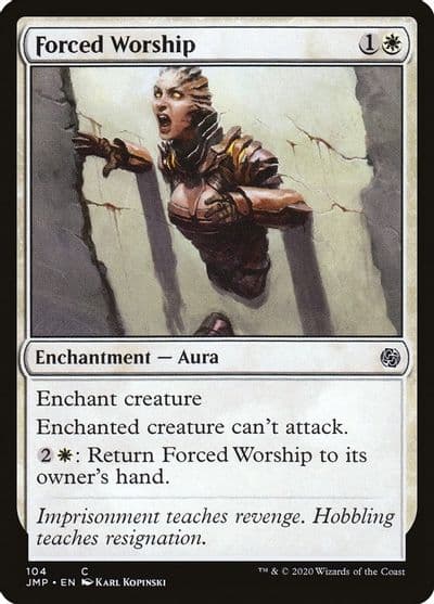 Forced Worship Jumpstart Magic card