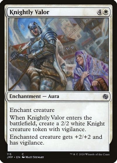 Knightly Valor Jumpstart Magic card