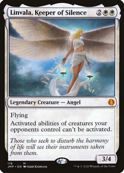Linvala Keeper of Silence Jumpstart Magic card