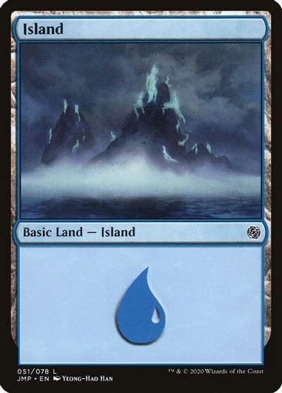 Island 051 Jumpstart Magic card