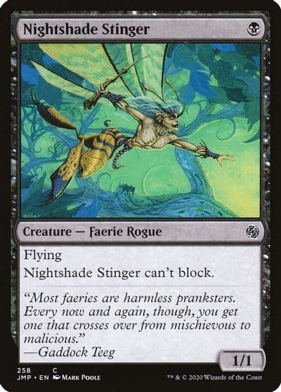 Nightshade Stinger Jumpstart Magic card