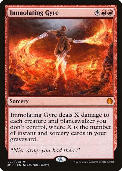 Immolating Gyre Jumpstart Magic card