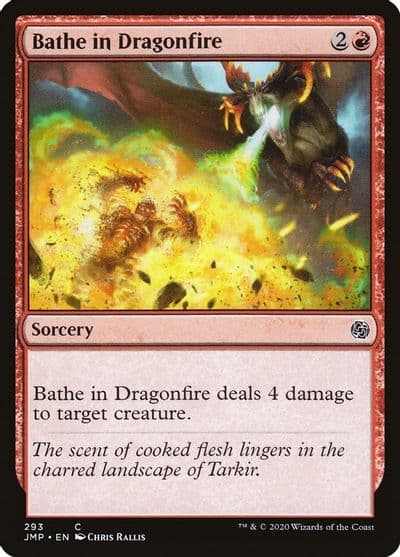 Bathe in Dragonfire Jumpstart Magic card