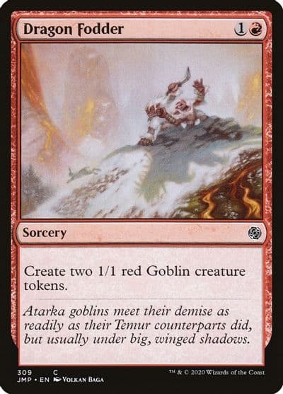 Dragon Fodder Jumpstart Magic card