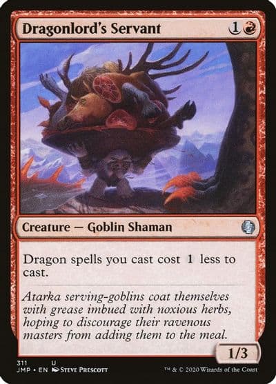 Dragonlords Servant Jumpstart Magic card