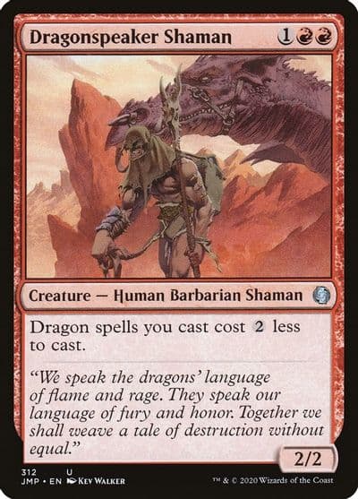 Dragonspeaker Shaman Jumpstart Magic card