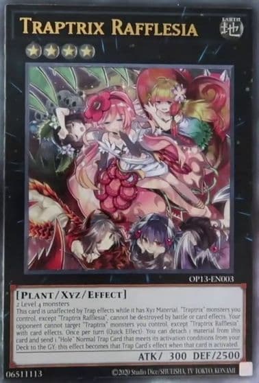 Traptrix Rafflesia UTR OTS Tournament Pack 13 Yu-Gi-Oh! card