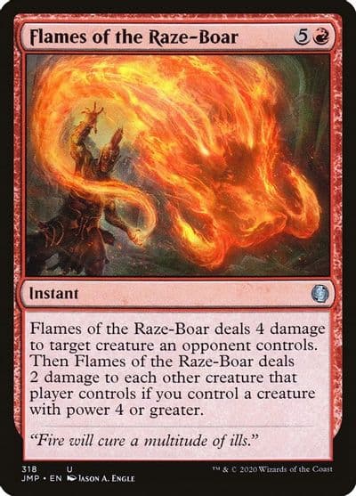 Flames of the Raze Boar Jumpstart Magic card