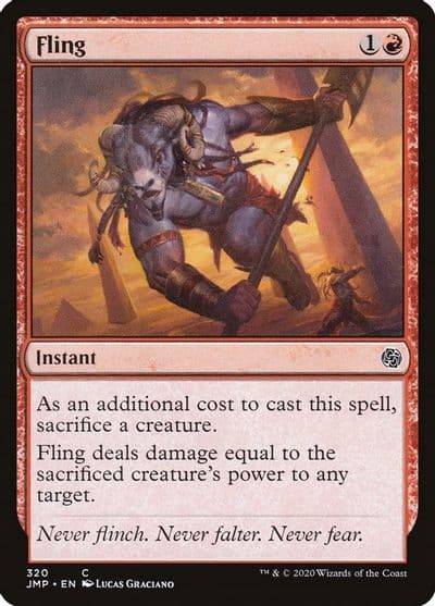 Fling Jumpstart Magic card
