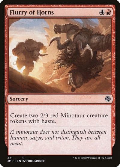 Flurry of Horns Jumpstart Magic card