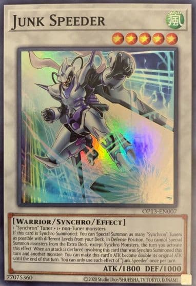 Junk Speeder OTS Tournament Pack 13 Yu-Gi-Oh! card
