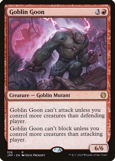 Goblin Goon Jumpstart Magic card