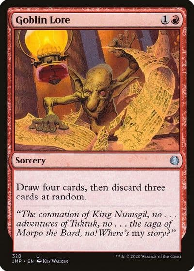 Goblin Lore Jumpstart Magic card