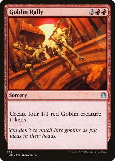 Goblin Rally Jumpstart Magic card