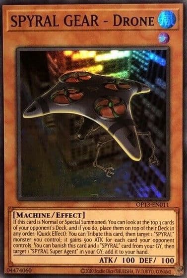SPYRAL GEAR Drone OTS Tournament Pack 13 Yu-Gi-Oh! card