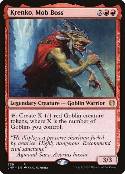 Krenko Mob Boss Jumpstart Magic card