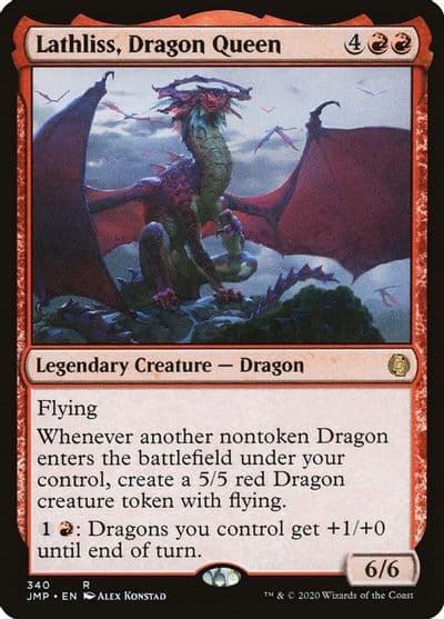 Lathliss Dragon Queen Jumpstart Magic card