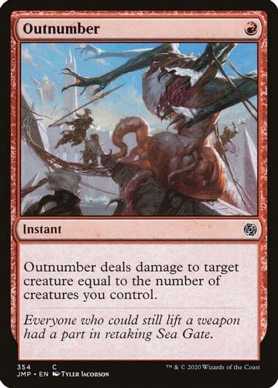 Outnumber Jumpstart Magic card