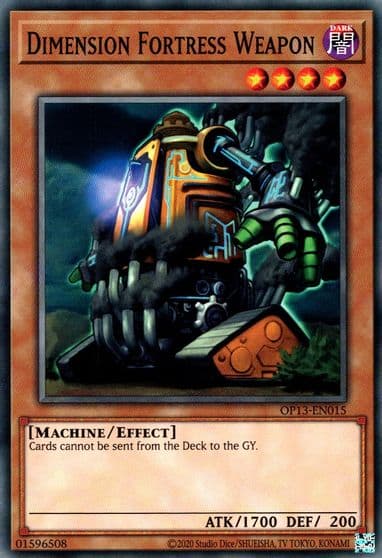 Dimension Fortress Weapon OTS Tournament Pack 13 Yu-Gi-Oh! card