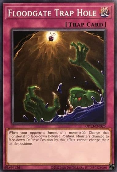 Floodgate Trap Hole OTS Tournament Pack 13 Yu-Gi-Oh! card