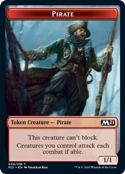 Pirate Token Core Set 2021 Magic card