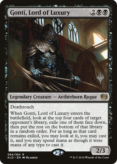 Gonti Lord of Luxury Promo Pack: Core Set 2021 Magic card