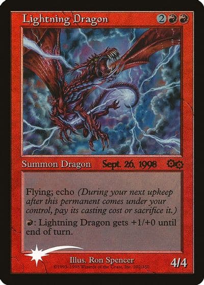 Lightning Dragon Prerelease Cards Magic card