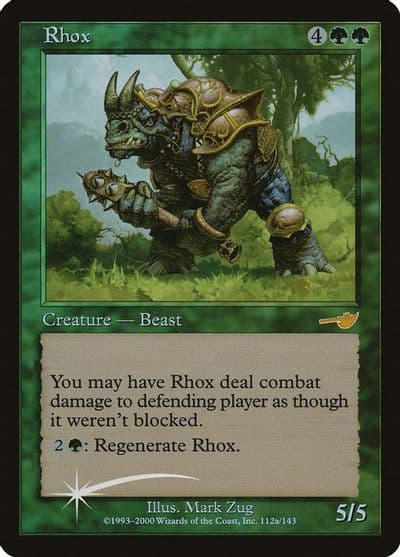 Rhox Starter 2000 Magic card