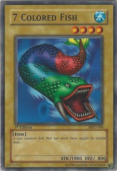 7 Colored Fish Metal Raiders Yu-Gi-Oh! card