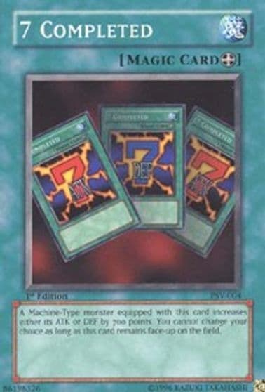 7 Completed Pharaoh's Servant Yu-Gi-Oh! card