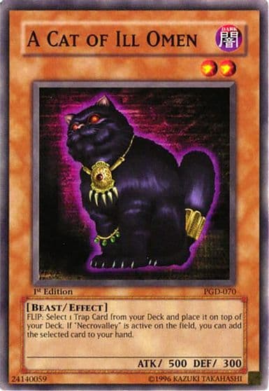 A Cat of Ill Omen Pharaonic Guardian Yu-Gi-Oh! card