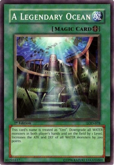 A Legendary Ocean Legacy of Darkness Yu-Gi-Oh! card