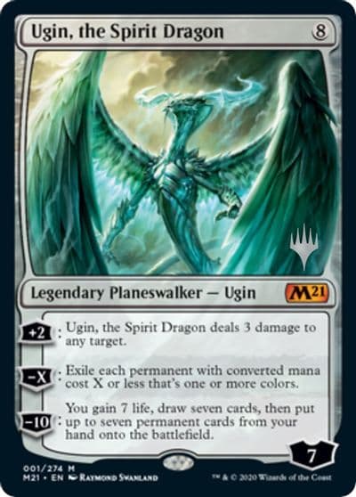 Ugin the Spirit Dragon Promo Pack: Core Set 2021 Magic card