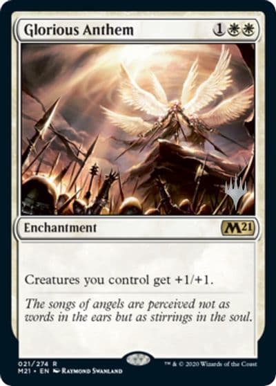 Glorious Anthem Promo Pack: Core Set 2021 Magic card