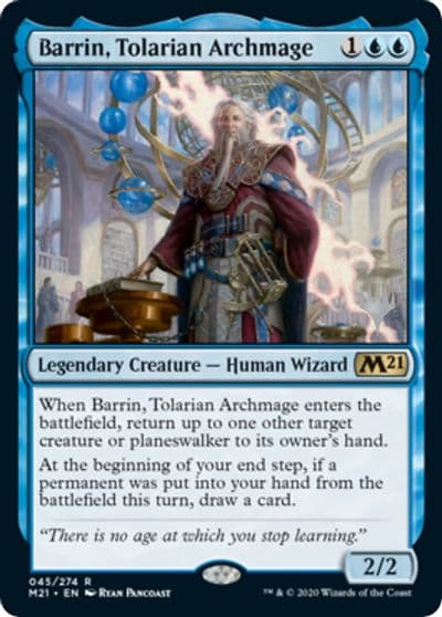 Barrin Tolarian Archmage Promo Pack: Core Set 2021 Magic card
