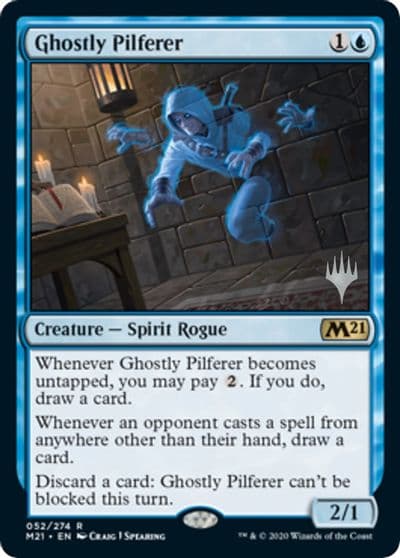 Ghostly Pilferer Promo Pack: Core Set 2021 Magic card