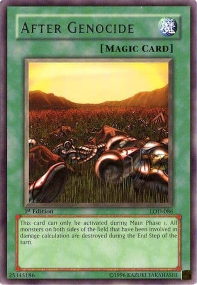 After Genocide Legacy of Darkness Yu-Gi-Oh! card