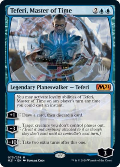 Teferi Master of Time Promo Pack: Core Set 2021 Magic card