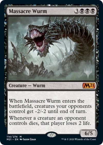 Massacre Wurm Promo Pack: Core Set 2021 Magic card